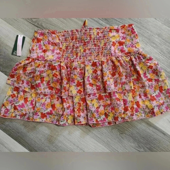 Wild Fable Women’s Floral Mini Ruffle Skirt - Picture 4 of 7